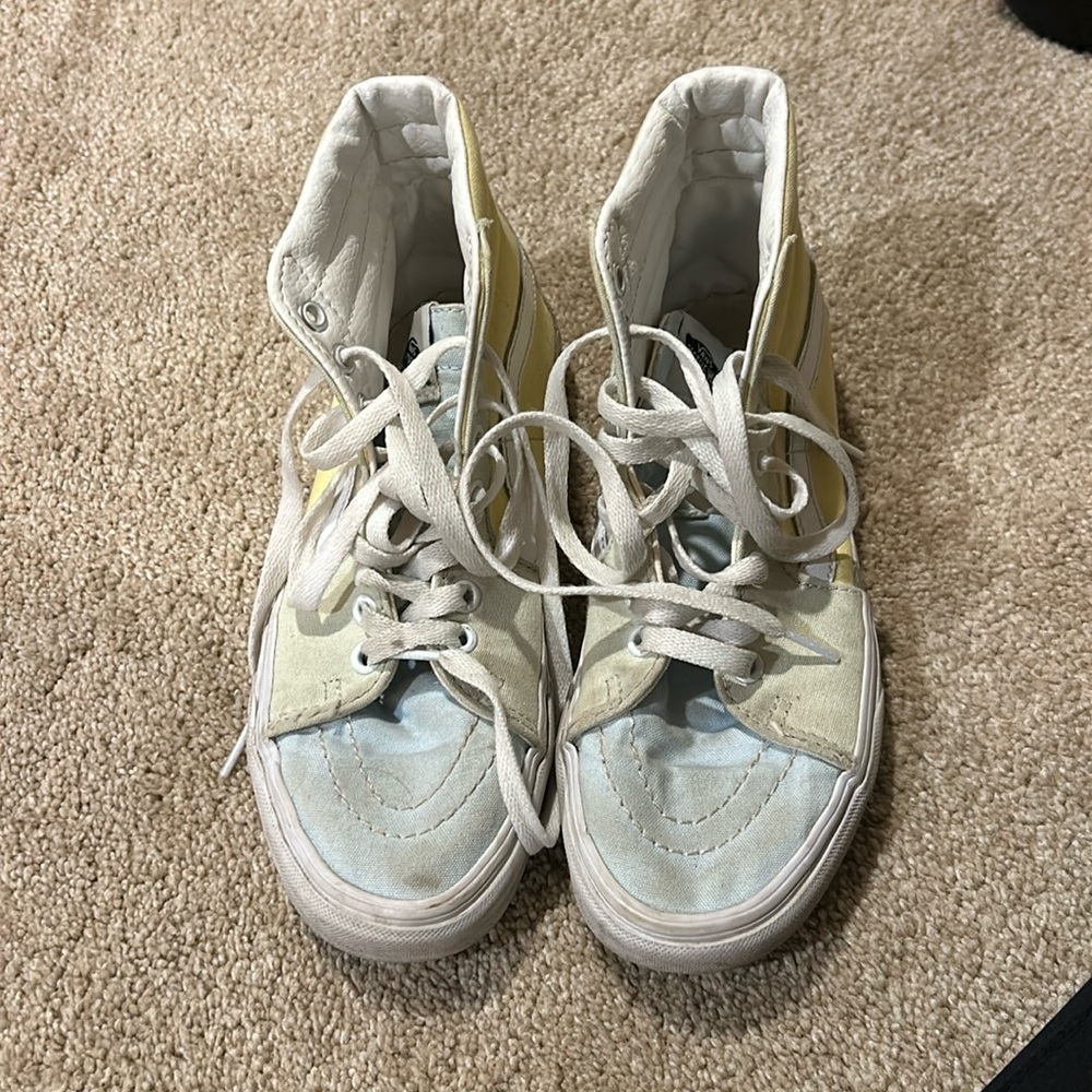 Multicolor pastel vans